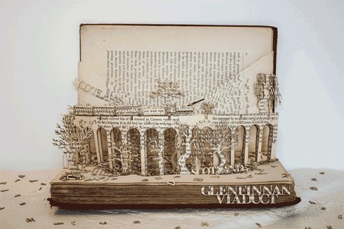 用书造出了一列火车