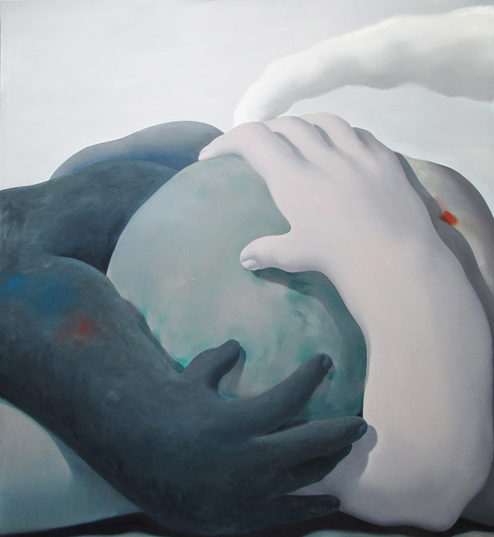 《Winding》现代画作